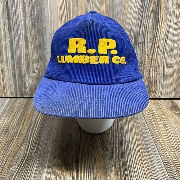 Rare RP Lumber Corduroy Hat 90’s Puffy Paint Mint Cond. Vintage